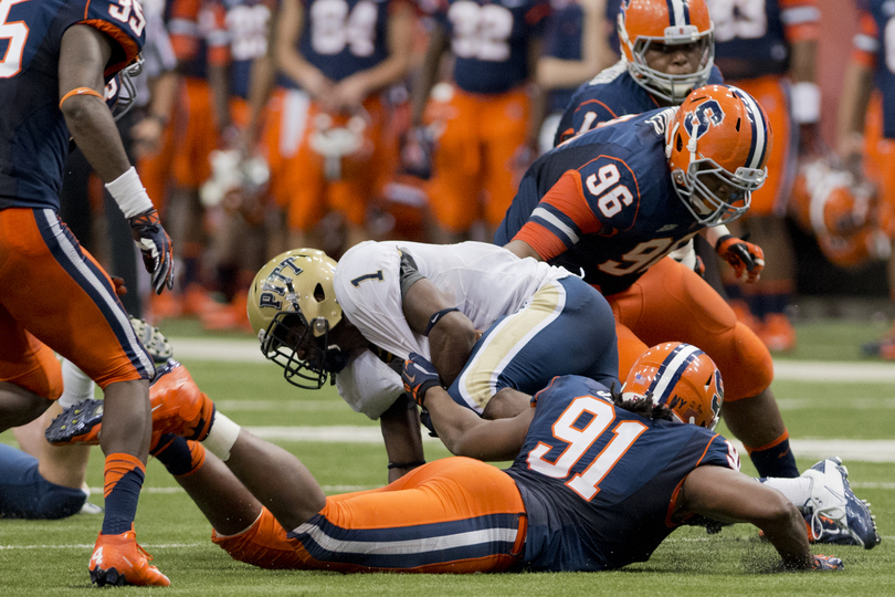 ENTRENCHED: SU defense swallows up Pittsburgh playmakers in 14-13 win