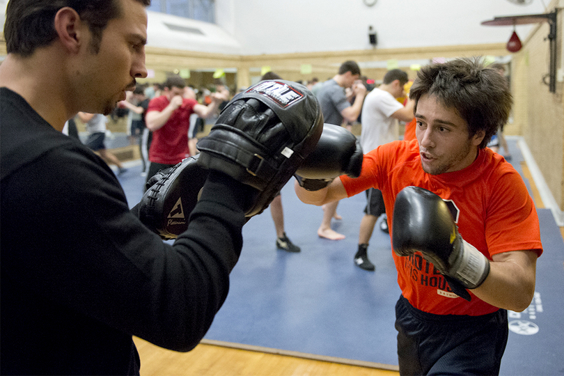 The right hook: Boxing club reemerges on campus, promotes self-confidence in members