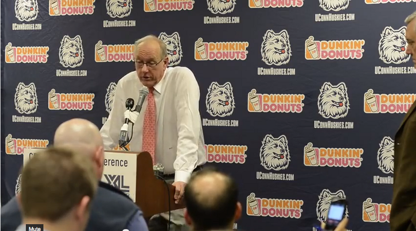 Video: Boeheim addresses Syracuse&#8217;s 66-58 loss at UConn