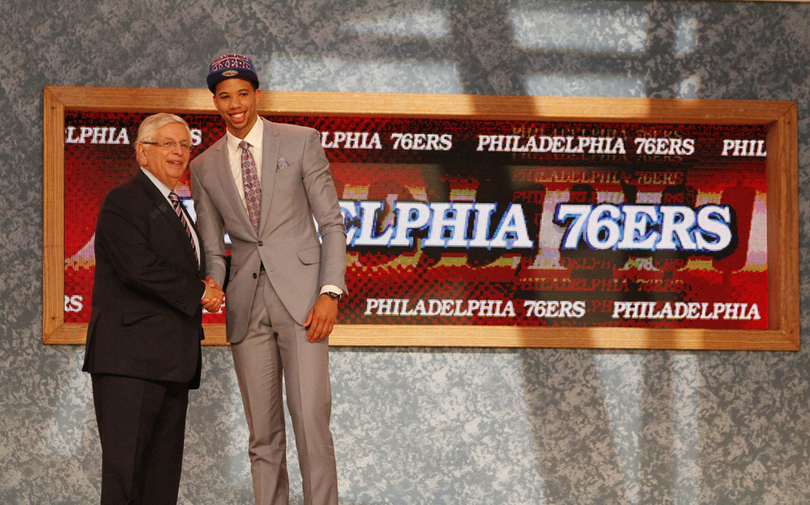 Carter-Williams joins long-time friend Nerlens Noel with Philadelphia 76ers as 11th pick in 2013 NBA Draft