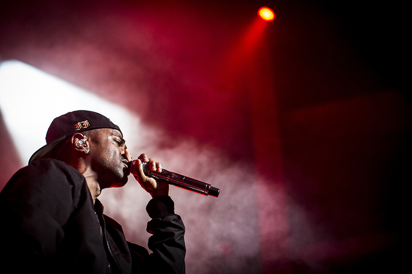 Well versed: Rappers Logic, Big Sean, Kid Cudi hype up audience at Crouse Hinds Theater