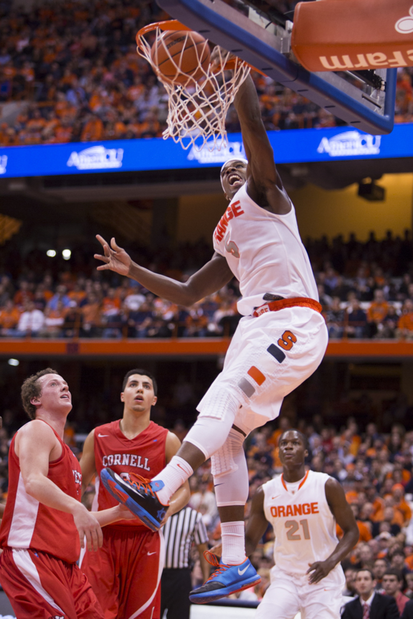 Fair struggles from mid-range, still scores 19 in Syracuse&#8217;s win over Cornell