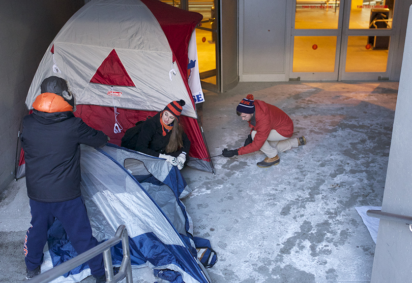 Life in Boeheimburg: Student provides a first-person perspective on camping out for the Syracuse vs Duke game