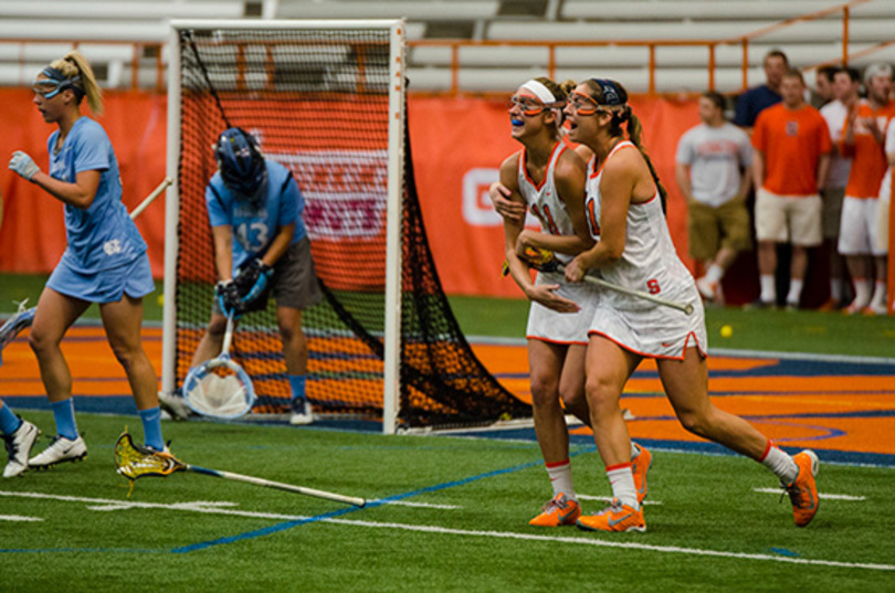 Treanor nets 7 goals as No. 3 Syracuse outlasts No. 1 North Carolina 12-9