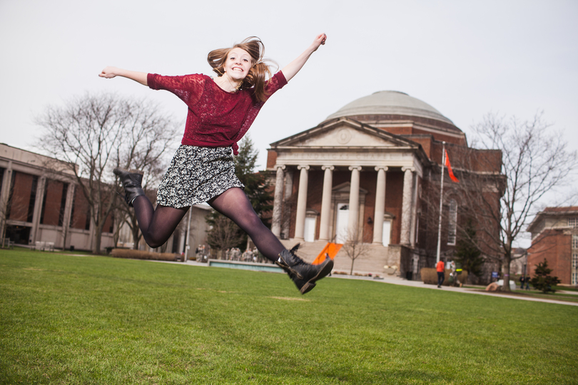 Megan Marshall: Student comedian brings school spirit, enthusiasm to SU