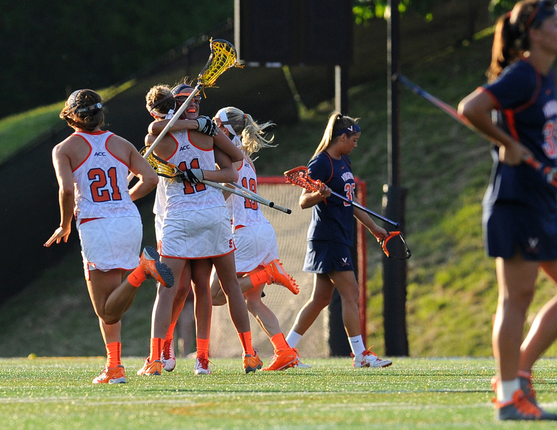 ON THEIR BACKS: Treanor, Murray lead Syracuse past Virginia, into NCAA championship game