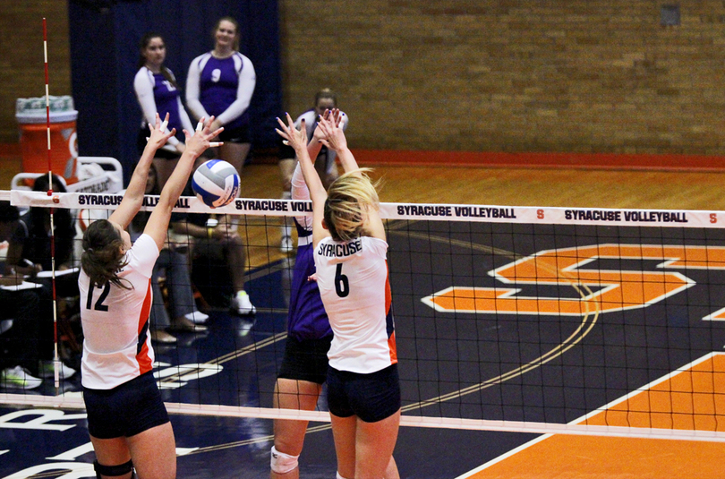 Salkute excels in 2-position role for Syracuse volleyball