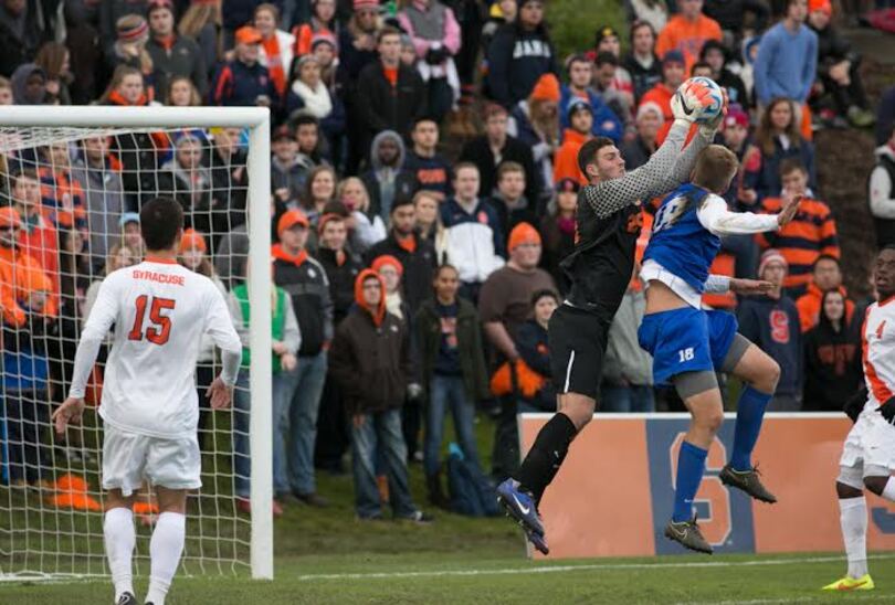 Bono&#8217;s 7 saves help Syracuse past Duke in ACC tournament quarterfinals