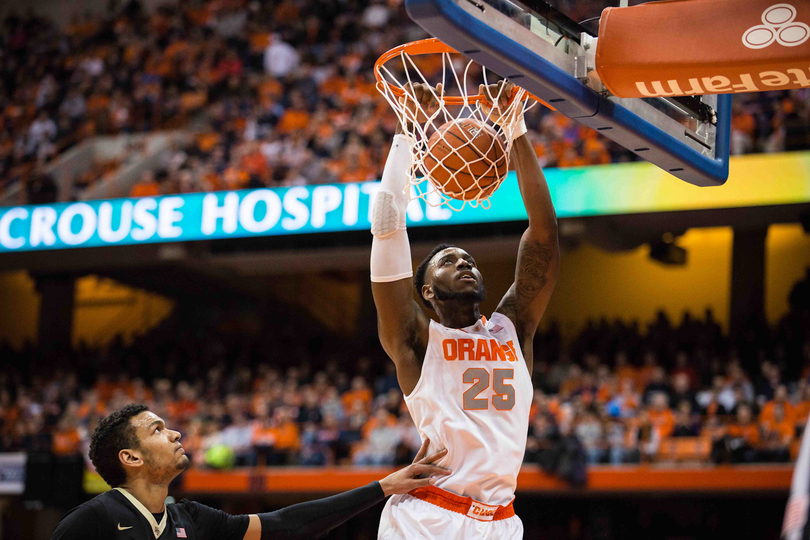 Christmas goes off for 35 points, leads Syracuse to 86-83 overtime win