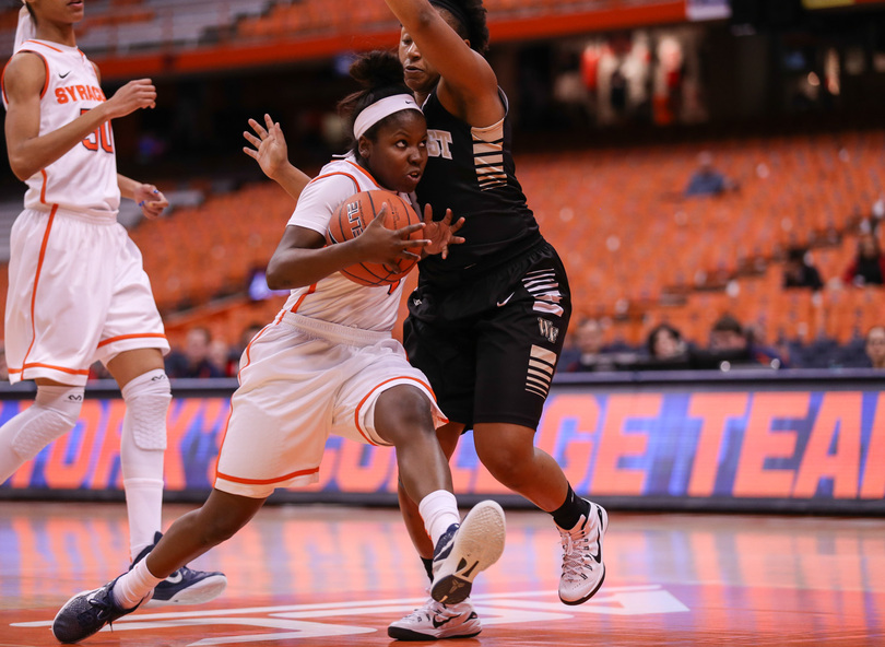 Peterson erupts for career-high 32 points to carry Syracuse past Wake Forest