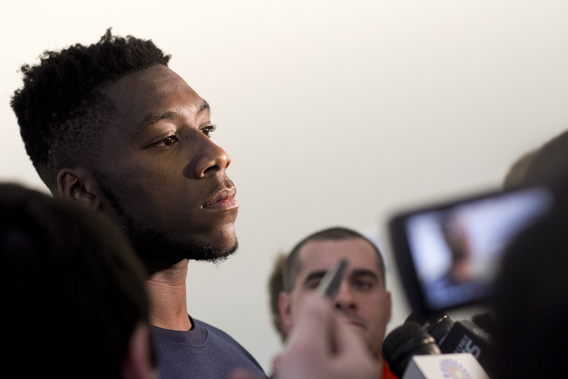 Durell Eskridge discusses decision to leave Syracuse early, looks ahead to professional future following Pro Day