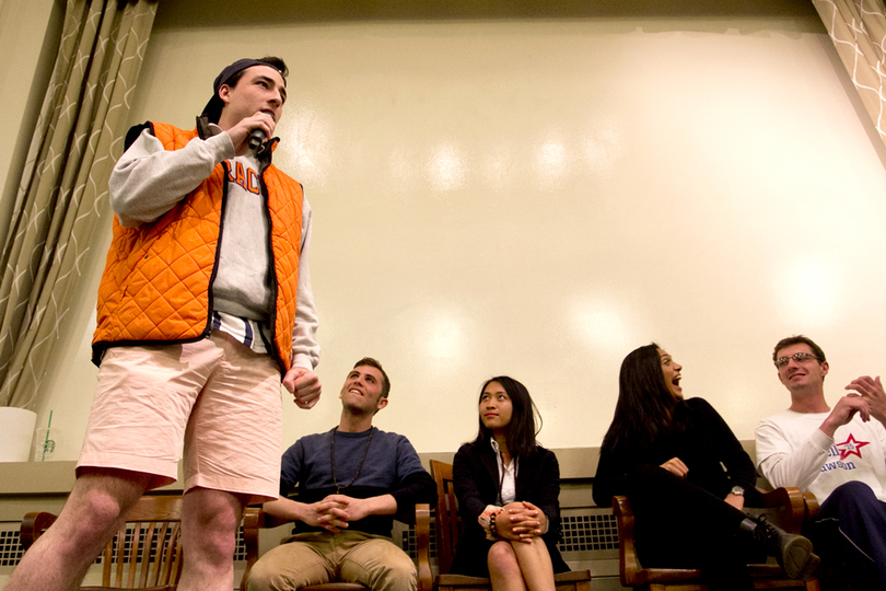 Candidates discuss issues, field questions at satirical debate