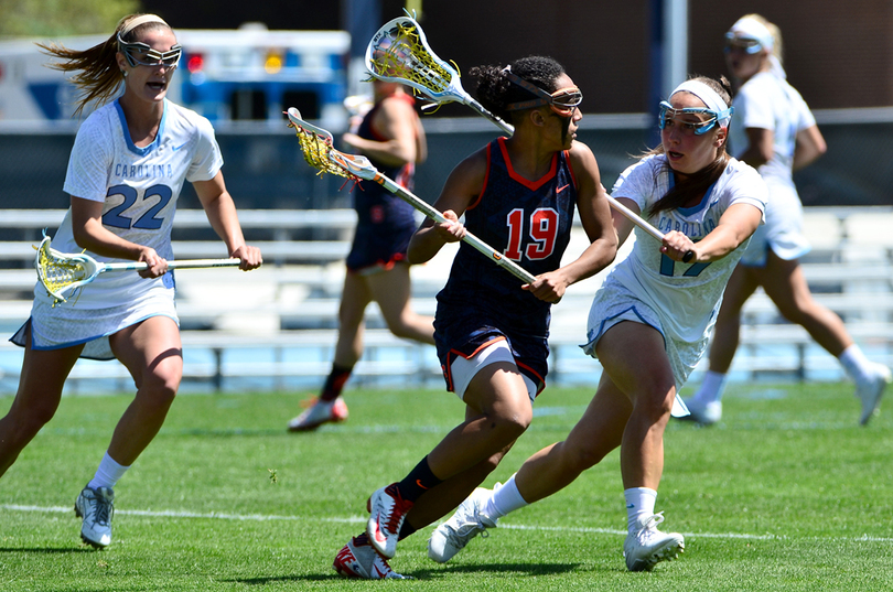 Syracuse midfielder Taylor Poplawski relies on aggressiveness to counter short frame