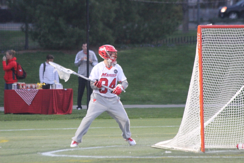 Marist goalkeeper Dave Scarcello honors late former Red Foxes player with No. 34 jersey