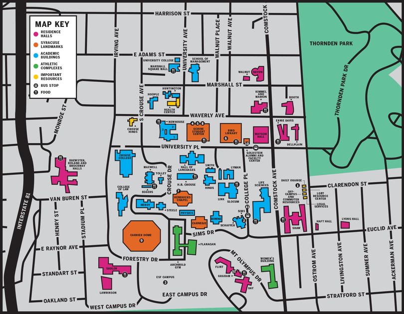 Syracuse University lingo and places every student should know