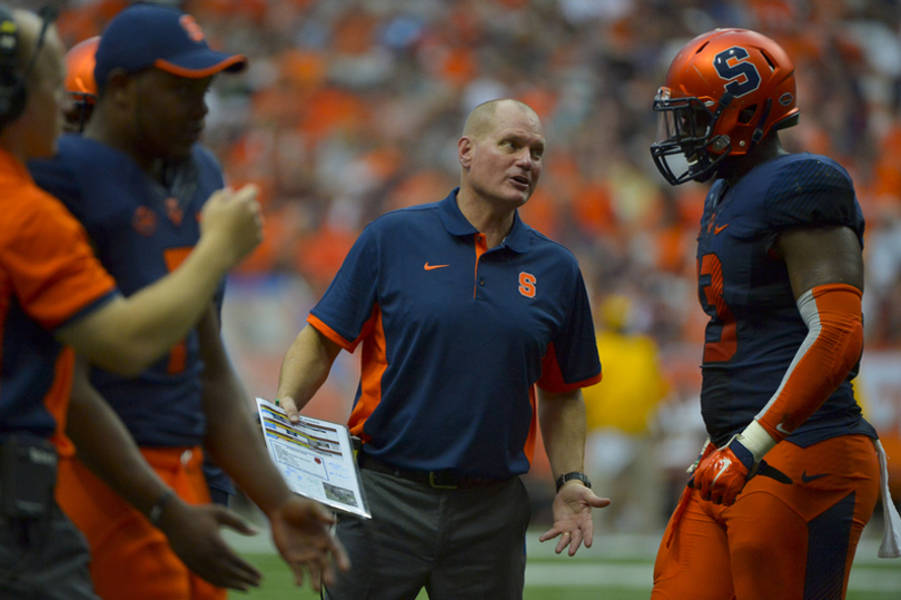 Beat writers grade position groups, team and Scott Shafer at midway point