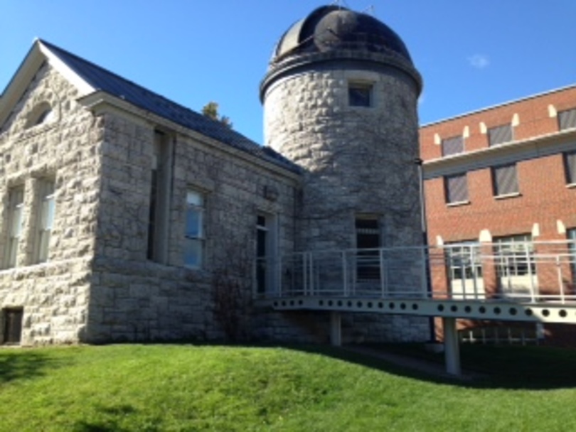 Chancellor dedicates handicapped-accessible ramp at Holden Observatory