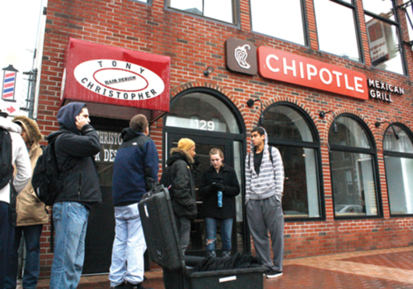 Chipotle on Marshall Street opens late due to sewage problem