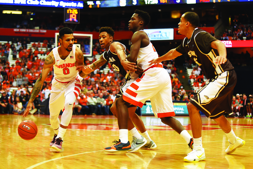 Michael Gbinije carries Syracuse to a 79-66 comeback win over St. Bonaventure