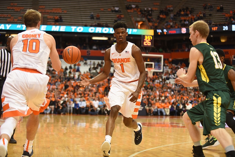 Syracuse hoists 32 3-pointers in 97-58 win over Le Moyne in exhibition