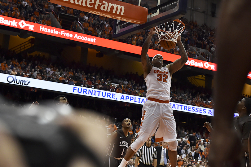 Dajuan Coleman seeing limited minutes as he eases back into Syracuse rotation