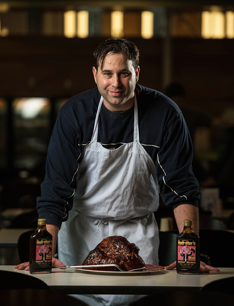 Sadler Dining Center cook crafts and sells own barbecue sauce