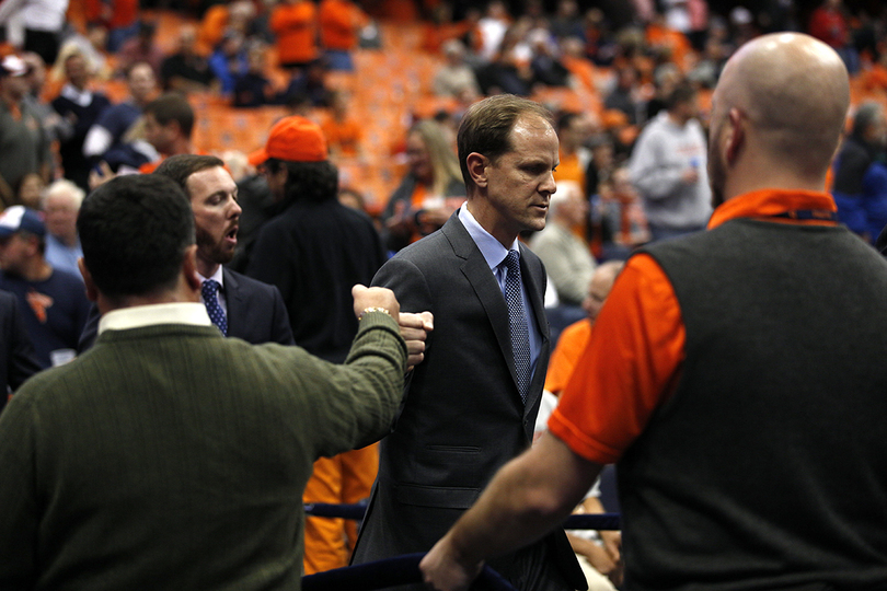 Mike Hopkins will coach his 1st game ever on Saturday against Georgetown