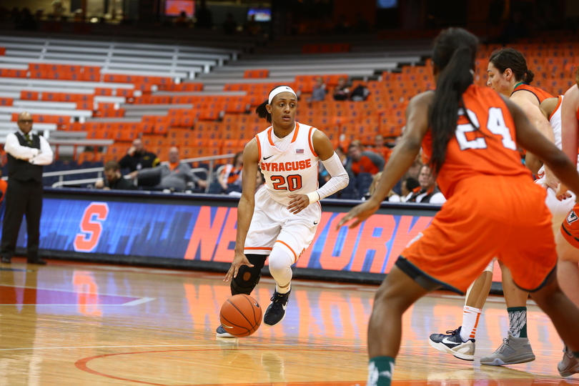 Brittney Sykes shows evolved skill set in Syracuse&#8217;s 91-32 win against Texas Rio Grande Valley