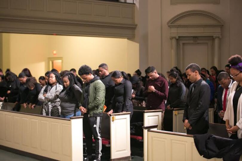 Community honors memory of late Syracuse University student Justin Robinson at memorial service