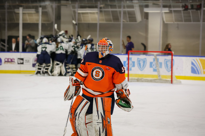 Syracuse&#8217;s season ends with 4-3 overtime loss to Mercyhurst in CHA championship