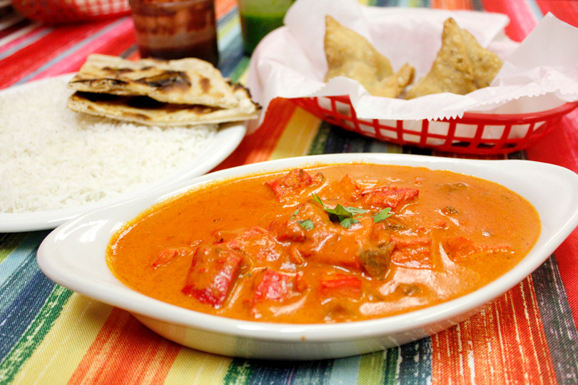 Indian Tandoor Halal has flavorful tikka masala, crispy naan