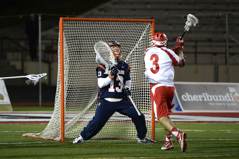 Syracuse men&#8217;s lacrosse goalie Evan Molloy&#8217;s job remains in limbo after starting 2 games