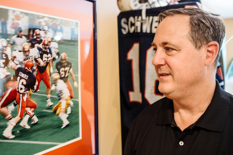 Meet Scott Schwedes, whose 31-year receiving record was broken by Amba Etta-Tawo