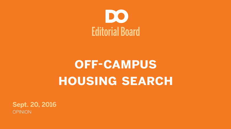 University should provide more information about off-campus housing