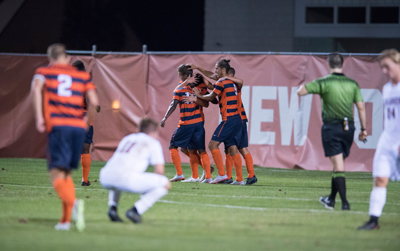 Syracuse men&#8217;s soccer takes down St. John&#8217;s, 3-2, on Jonathan Hagman&#8217;s overtime goal