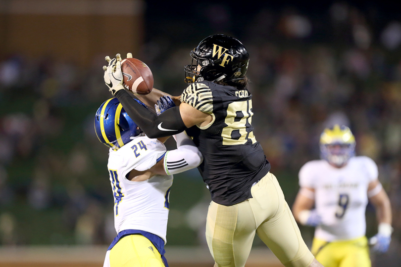 Wake Forest&#8217;s Cam Serigne uses football to bond with family after Hurricane Katrina