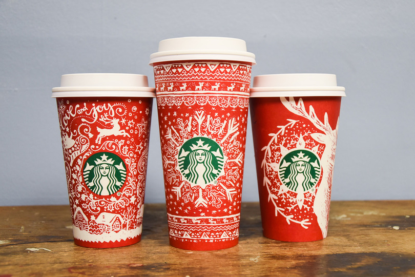 From the Design Desk: Starbucks Holiday Cups