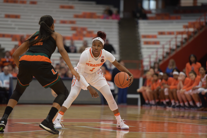 Syracuse dismantles the press and draws fouls in 81-48 beatdown of No. 14 Miami