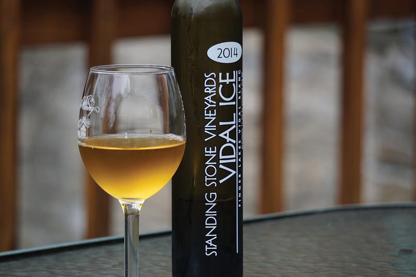 Golden Vidal Blanc Ice Wine is local and luxurious