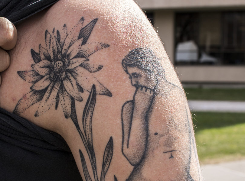 Aidan Meyer&#8217;s 3 tattoos keep his life in perspective