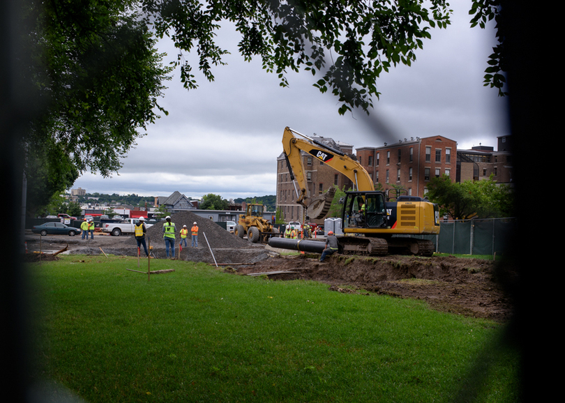 A stolen first draft of a campus construction update from Pete Sala