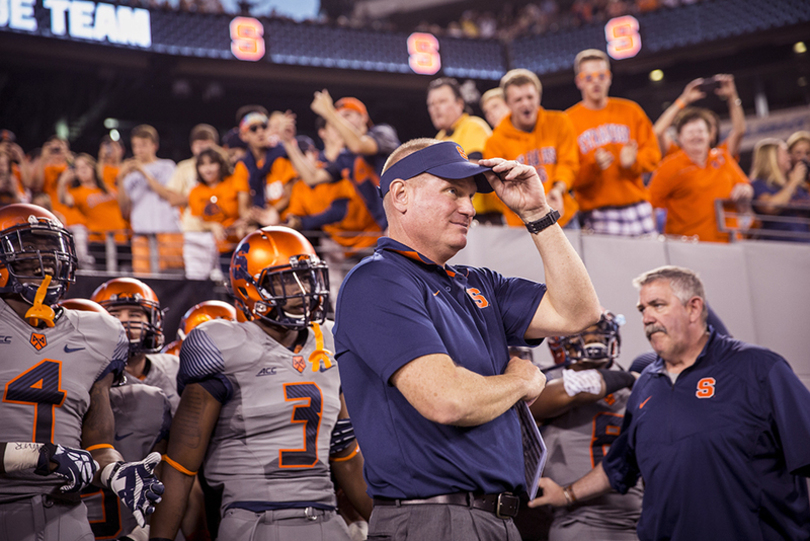 Dino Babers on Scott Shafer&#8217;s return to the Carrier Dome