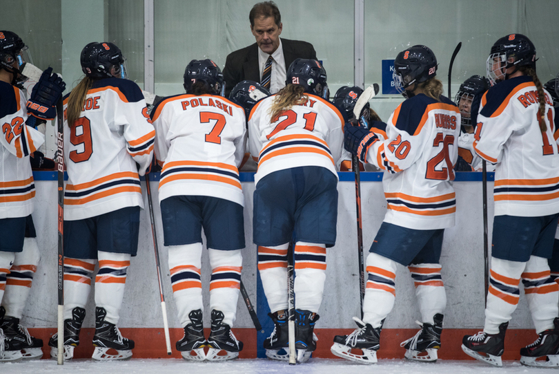 Despite increased communication, Syracuse falls to No. 9 Northeastern, 5-1