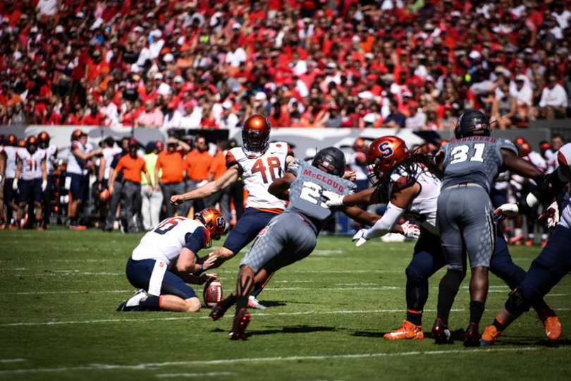 Kicker Cole Murphy keeps Syracuse competitive in 27-19 loss at No. 8 Miami