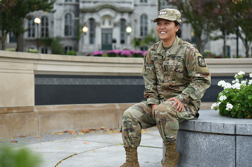 UPHOLDING THE LEGACY: Jacqueline Page, through a bond with ROTC, hopes to embody Pan Am Flight 103 victim’s drive and ambition