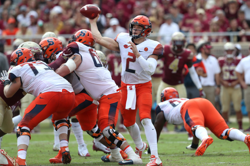 Syracuse can&#8217;t complete comeback, loses at Florida State, 27-24, despite Eric Dungey playing through injury