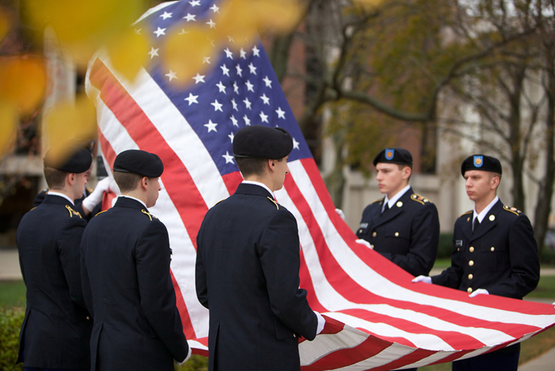 Annual Veterans Day Ceremony celebrates Syracuse University’s commitment to past military service members