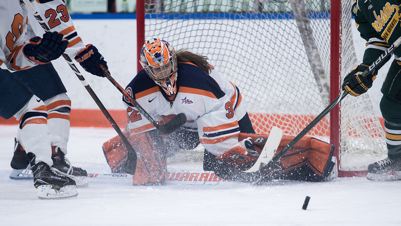 Ady Cohen replaces Abbey Miller after 1st period, is lone bright spot in Syracuse&#8217;s 5-0 loss to Clarkson