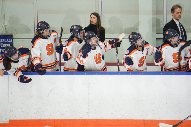 Syracuse cruises past RIT, 7-1, behind 7 different goalscorers