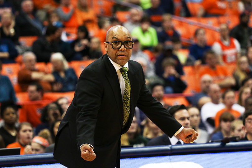 Quentin Hillsman, winningest coach in SU women’s basketball history, makes sure to win in style